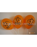 Кулька з гелієм "Гарбуз помаранчевий" 12" (30 см) – фото 4