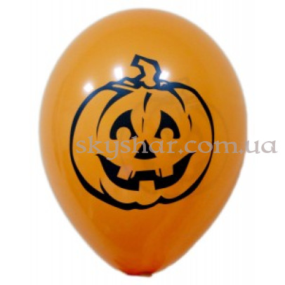 Кулька з гелієм "Гарбуз помаранчевий" 12" (30 см) – фото 1