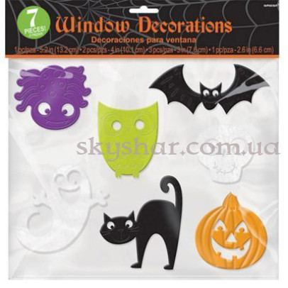 Наклейки Персонажи Хэллоуин 7 шт. – фото 1