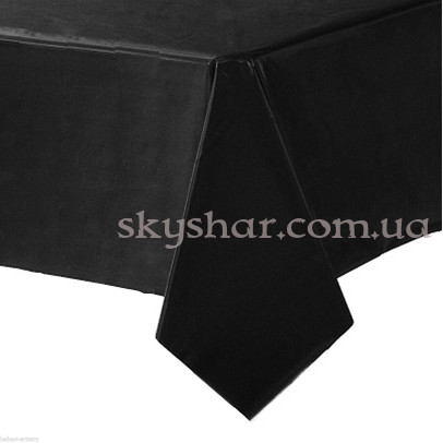 Скатертина Чорна 1,4х2,75 м – фото 1 Скатертина Чорна 1,4х2,75 м – фото 1