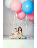 Кулька гігант з гелієм  80 см – фото 2