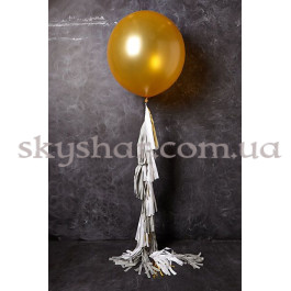 Опция Велика золота кулька 80 см з гірляндою тассел – фото 10