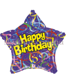 Фольгированый шар "Звезда HB Серпантин" – фото 2 Фольгированый шар "Звезда HB Серпантин" – фото 2