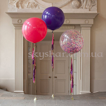 Композиция из трех больших шаров №11 – фото 1
