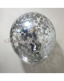 Кулька гігант з  конфетті 50 см (колір на вибір) – фото 2