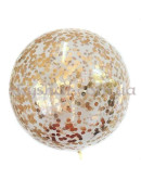 Кулька гігант з конфетті 80 см (колір на вибір) – фото 4