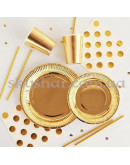 Салфетки Золотистый Горошек 33 см 6 шт. – фото 3 Салфетки Золотистый Горошек 33 см 6 шт. – фото 3