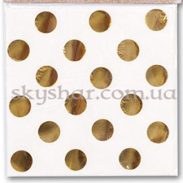 Опция Серветки Золотистий Горошок 33 см 6 шт. – фото 12
