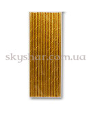 Трубочки фольгиров. золотые 12 шт. – фото 2