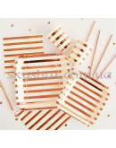 Тарелки розовое золото 23 см 6 шт. – фото 3