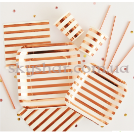 Стаканы розовое золото  6 шт. – фото 24