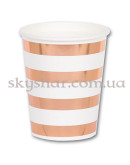 Стаканы розовое золото  6 шт. – фото 2