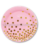 Тарілки Горошок золотий 23 см 6 шт. – фото 2