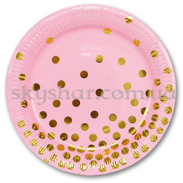 Опция Тарілки Горошок золотий 23 см 6 шт. – фото 8