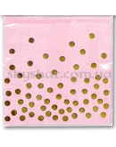 Серветки Горошок золотий 33 см 6 шт. – фото 2