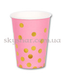 Стаканы Горошек золотой 6 шт. – фото 2