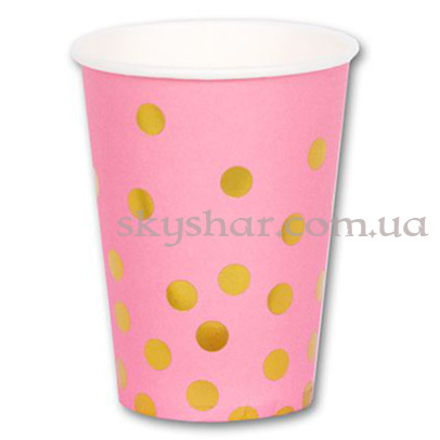 Стакани Горошок золотий 6 шт. – фото 1 Стакани Горошок золотий 6 шт. – фото 1