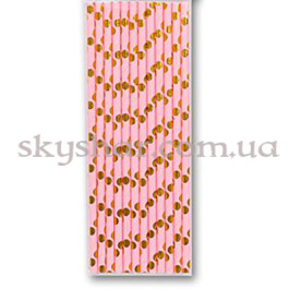 Опция Трубочка Горошек золотой 12 шт. – фото 12 Опция Трубочка Горошек золотой 12 шт. – фото 12