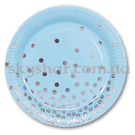 Опция Тарелки Горошек серебряный 23 cм 6 шт. – фото 4 Опция Тарелки Горошек серебряный 23 cм 6 шт. – фото 4