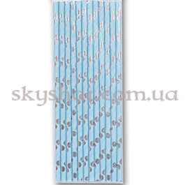 Опция Трубочка Горошек серебряный 12 шт. – фото 13 Опция Трубочка Горошек серебряный 12 шт. – фото 13