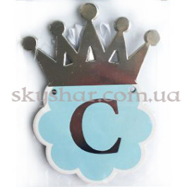 Опция Гірлянда-літери "С ДР Корона срібна" – фото 9