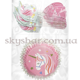 Опция Тарталетка Топпер Єдиноріг 48 шт. – фото 6