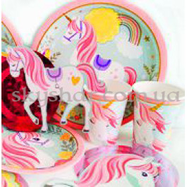 Тарілки Єдиноріг 17 см 8 шт. – фото 6