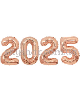 Опция Цифри кульки 2025 Рожеве Золото – фото 1 Опция Цифри кульки 2025 Рожеве Золото – фото 1