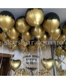 Brush кулька "Чорний з золотом Браш" – фото 3 Brush кулька "Чорний з золотом Браш" – фото 3