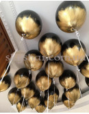 Brush кулька "Чорний з золотом Браш" – фото 2 Brush кулька "Чорний з золотом Браш" – фото 2