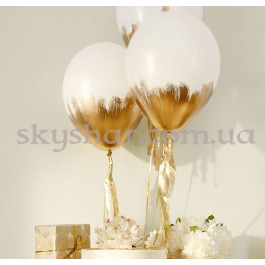 Опция Brush кулька "Білий з золотом Браш" – фото 5