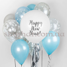Опция Набор шаров «Happy New Year!» – фото 1 Опция Набор шаров «Happy New Year!» – фото 1