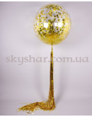 Кулька гігант з конфетті та дощиком 80 см – фото 3