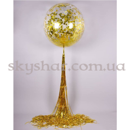 Опция Кулька гігант з конфетті та дощиком 80 см – фото 5