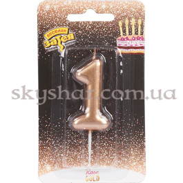 Опция Свічка -цифра "1" Рожеве золото – фото 18 Опция Свічка -цифра "1" Рожеве золото – фото 18