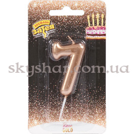 Опция Свеча -цифра "7" Розовое золото – фото 15 Опция Свеча -цифра "7" Розовое золото – фото 15