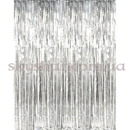 Опция Шторка-занавес из фольги Серебро 0,9х2,5 м – фото 23 Опция Шторка-занавес из фольги Серебро 0,9х2,5 м – фото 23