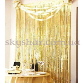 Опция Шторка-занавес из фольги Золото 0,9х2,5 м – фото 22 Опция Шторка-занавес из фольги Золото 0,9х2,5 м – фото 22