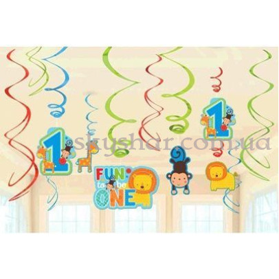 Гірлянда-спіраль "1-й ДН Хлопчик" – фото 1