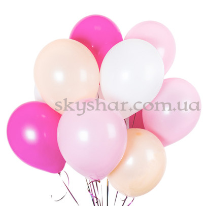 Шар без рисунка "Для девочки" (30 см)  – фото 1