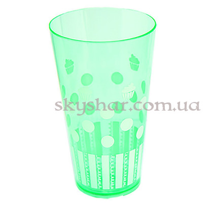 Стакан "С ДР Солодке Свято" Бірюзовий – фото 1 Стакан "С ДР Солодке Свято" Бірюзовий – фото 1