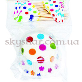 Опция Тарталетка топпер "Горошок" 48 шт. – фото 14