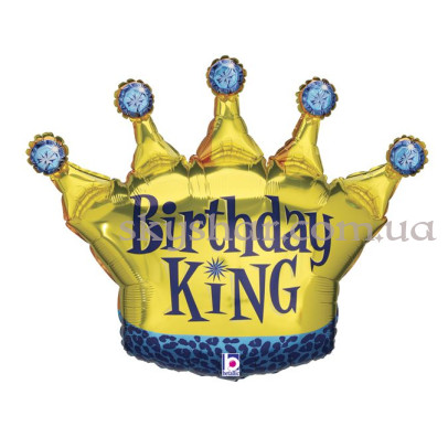 Фольгована кулька фігура "Корона Короля" – фото 1