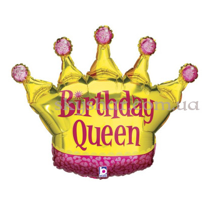 Фольгована кулька фігура "Корона Королеви" – фото 1 Фольгована кулька фігура "Корона Королеви" – фото 1