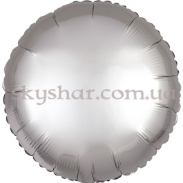 Опция Фольгированный шар "Круг серебро Сатин" 46 см – фото 10 Опция Фольгированный шар "Круг серебро Сатин" 46 см – фото 10