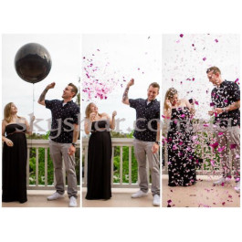 Шар Сюрприз для определения пола ребенка Воздух 60 см – фото 12