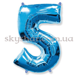 Опция Фольгированная цифра "5" Синяя – фото 11