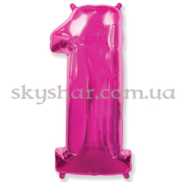Опция Фольгированная цифра "1" Малиновая – фото 17