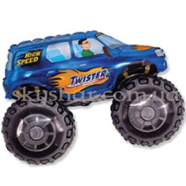 Опция Фольгована кулька "Позашляховик Синій" – фото 7