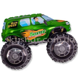 Опция Фольгована кулька "Позашляховик Зелений" – фото 6